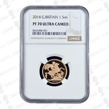 2014 Gold Proof Sovereign PF70 Ultra Cameo
