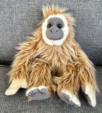 Ark Premier Collection Monkey Long Arms Grey Face Soft Toy Plush 11”