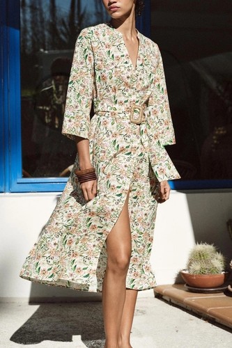 Bnwt zara multicoloured floral - multicoloured,