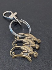 Monkey Shoulder Whiskey keyring - 3 Monkey keyring - handmade