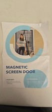 YRH Black Magnetic Fly Screen Door [L-200cm W-80cm] - CG W05