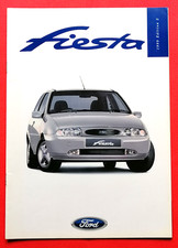 1999 FORD FIESTA Sales Brochure - Ghia Zetec LX Finesse Encore Colours Phones
