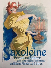 "Saxoléine" By Jules Chéret 1896 Lithograph by Chaix - Les Maitres de l'Affiche