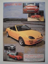 QUANTUM H4 Kit Car orig 1990s UK Mkt Sales Leaflet Brochure
