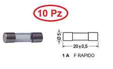 CS 4801/10 FUSE 5 X 20 GLASS 1 TO F FAST PACK OF 10 PC