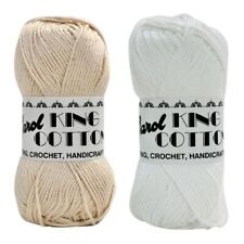 ❤ JAROL KING Cotton Craft Knitting Crochet Yarn - 100g ( WOOLCRAFT ) dishcloth ❤