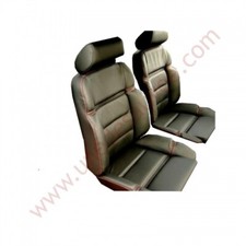 Lining Seat All Leather Seams Red Peugeot 205 Gti 1.9 Covering - Tablecloth Co