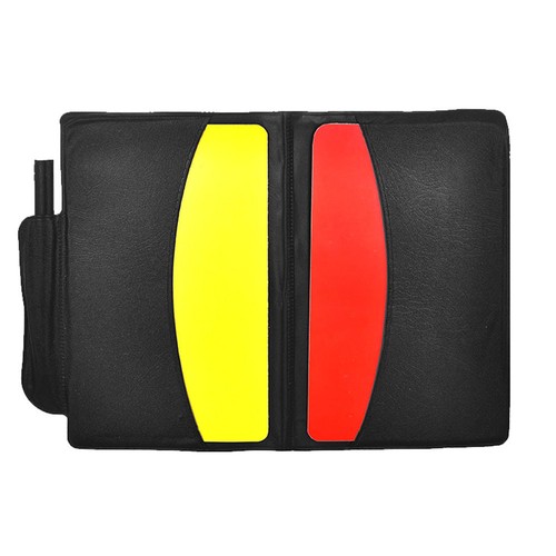 Referee set red yellow - set, two