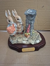 John Beswick~ Beatrix Potter ~Hiding From The Cat ~ LE 298/3500. Mint Condition