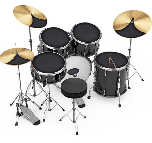 Drum mute head - set,10pcs, drum&