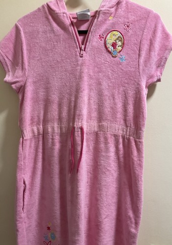 Pink disney hooded towel swim - pink,