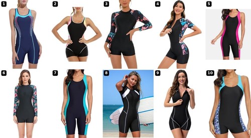 Womens ladies one piece - womens, boyleg