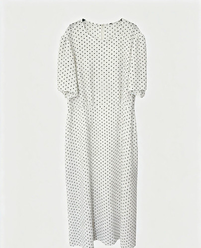 New look white - black, polka