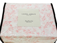 Blush Pink Floral King Sheet