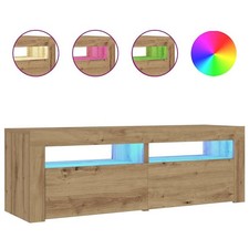 2 x Bedside Cabinets with LED