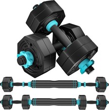20kg adjustable dumbbell set - 20kg,