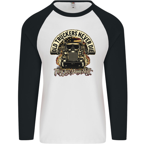Old truckers never die lorry - old,