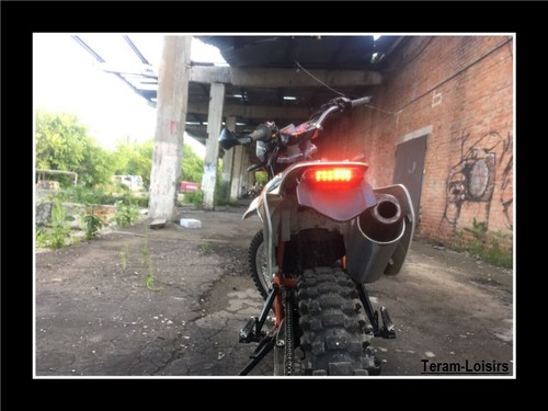 Rear mudguard light for - rear, +