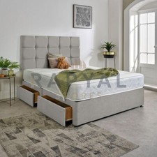 Plush divan bed set with - plush,