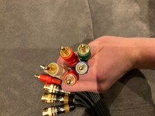 QED QUNEX BNC + L+R RCA TO RCA