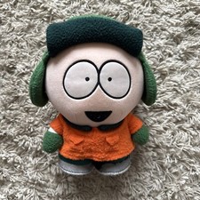 South Park 90s Rare Comedy Central Kyle Green Jumper Hat Plush Stuffed Toy 19cm