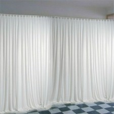10ft Silk White Backdrop