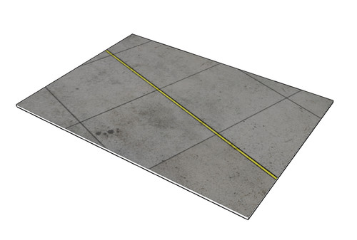 Concrete airfield display - concrete,
