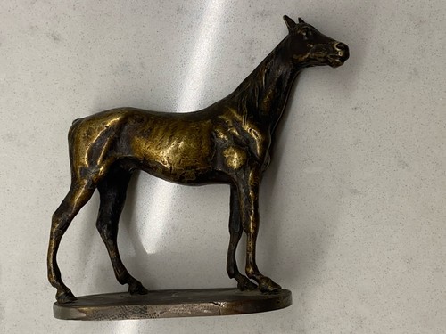 Antique detailed bronze horse - antique,