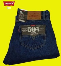 MID BLUE 501 MENS STRAIGHT FIT