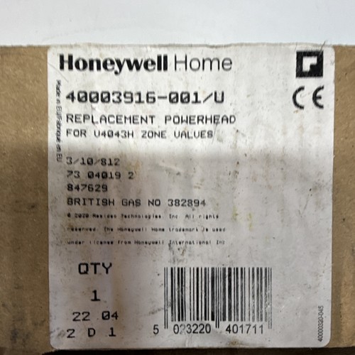 Honeywell v4043 motorised - honeywell,