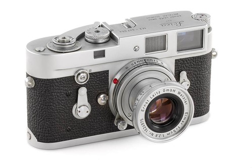 Leica button rewind chrome - leica,