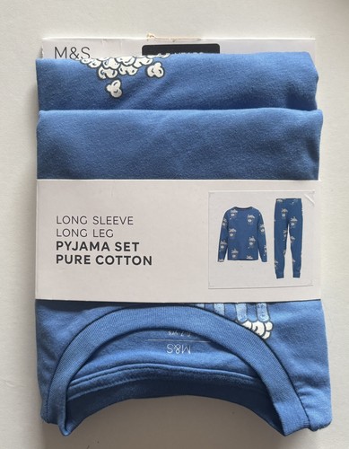 Girls cotton pyjamas - m&s,