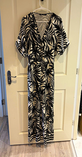 Zara black white - zara, tropical