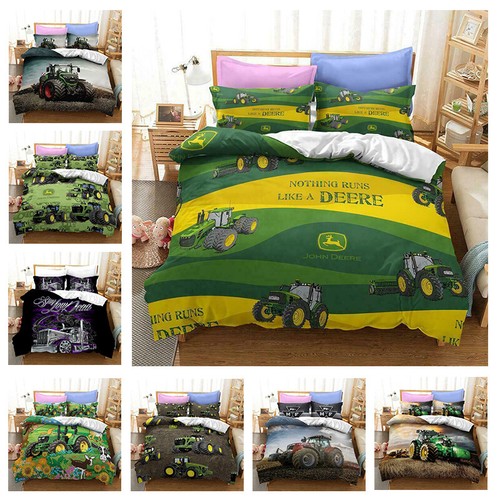 Farm tractor print - duvet, cover