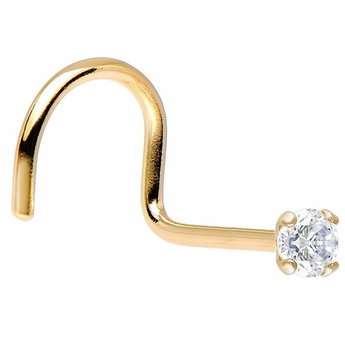 14k gold nose - nose, with
