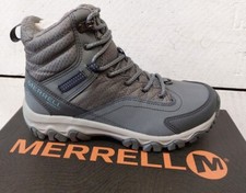 Ladies Merrell J036494 Thermo Akita Charcoal Mid Waterproof Lace Up Boots
