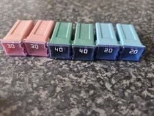 Vauxhall Opel Zafira B / Astra, Fuses, box J type slow blow fuses 20/30/40amp