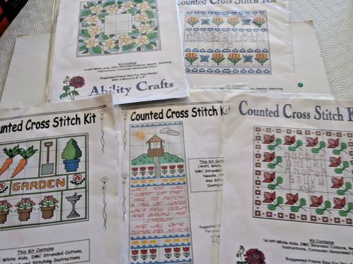 Bundle cross stitch kits - x,