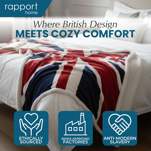 Union jack fleece blanket - fleece,