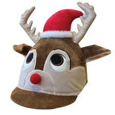 Equetech Christmas Dazzle Christmas Reindeer Hat Silk