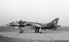 35MM ORIG AIRCRAFT NEG XV758 Harrier GR3 RAF COLTISHALL 1970 #8776