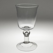 Giant Heavy Baluster Georgian Wine Glass c1720