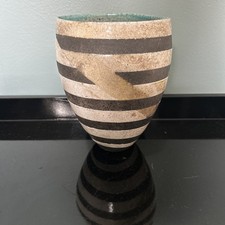 Beautiful  Raku Fired vase by
