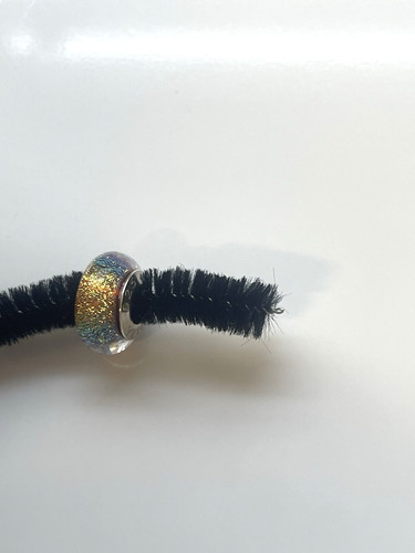 Chamilia blue gold - gold, murano