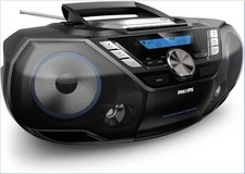 Philips AZB798T/12 CD boombox, Portable, Cassette FM, MP3- DAB RADIO- CD FAULTY!