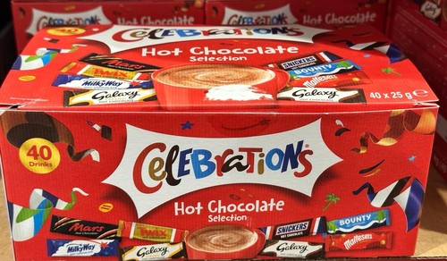 Celebrations hot chocolate - celebrations,