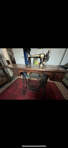 Jones vintage treadle sewing - treadle,
