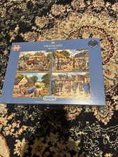 Gibsons 4 x 500 Piece Jigsaw Puzzles The Evacuees by Kevin Walsh. Didn’t count 