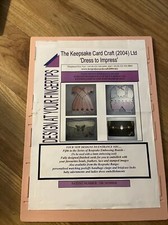 Keepsake - Double Sided Embossing Board- Dress to Impress - Glitter Girls Craft