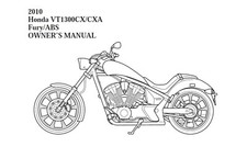 2010 Honda Fury VT1300CX and